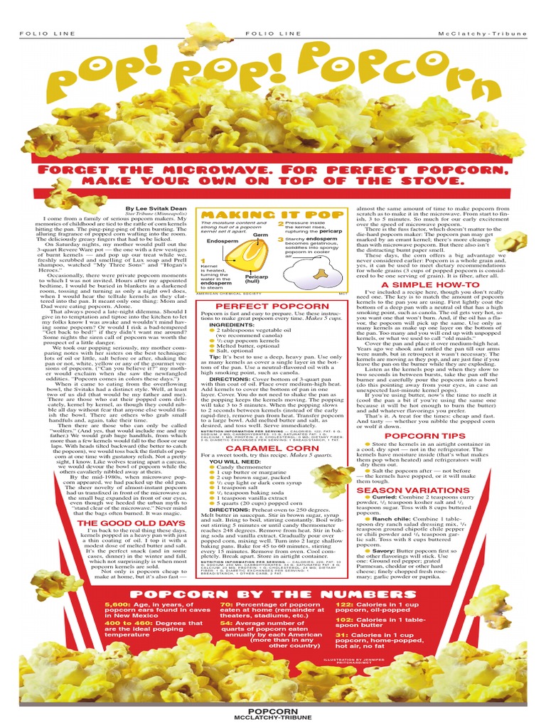 PopPopPopcorn. How to prepare pop corn.pdf Popcorn Food Ingredients