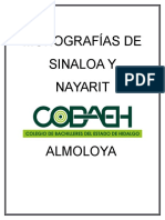 MONOGRAFÍAS de Sinaloa y Nayarit