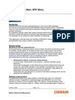 MIDLED handling and radiation characteristics