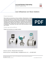 Flow Disturbance Influence On Flow Meters: Project Description