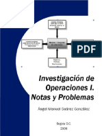 Investigacion de Operaciones Notas y Problemas