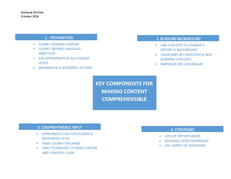 Content Comprehensible 1-4 | PDF
