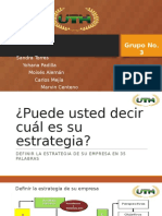 Puede Usted Definir Su Estrategia