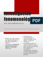 6. Investigación fenomenológica