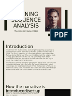 Opening Sequence Analysis: The Imitation Game (2014)