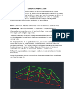 Error de Fabricacion