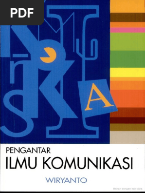 Ilmu Komunikasi Wiryanto Pdf