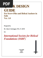 Quick Design Guide For Screw Piles and Helical Anchors Short VErsion1