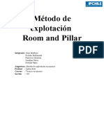 Informe Room and Pillar