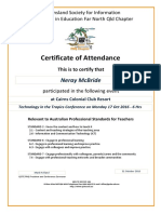 Workshop Certificate