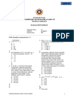 SMP - Naskah Soal Olimpiade Matematika 2016 SMP Babak Penyisihan - Tidak Acak