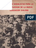 Aportes Socialistas para La Educaicon Chilena