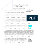 Examen de Las Olimpiadas 2015