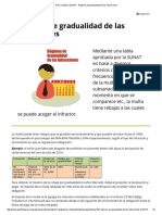 Guía Tributaria SUNAT - Régimen de Gradualidad de Las Infracciones