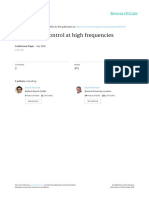 Active Noise Control at High Frequencies