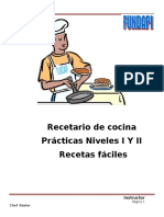 Manual de Recetas Fundapi Nivel I y II