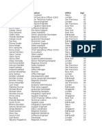 DataTables Example - File Export