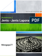 2 Jenis Jenis Laporan