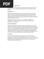 Download REGLAS DEL CONCURSO by shabedekam SN3301441 doc pdf