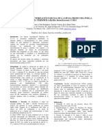 Purificación y Caracterización Parcial de La Lipasa Producida Por La Bacteria Termófila Bacilus Thermoleovorans CCR11