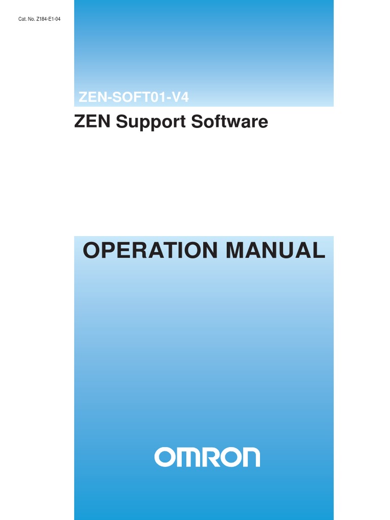 Omron PLC Zen Manual | PDF | Input/Output | Cursor (User Interface)