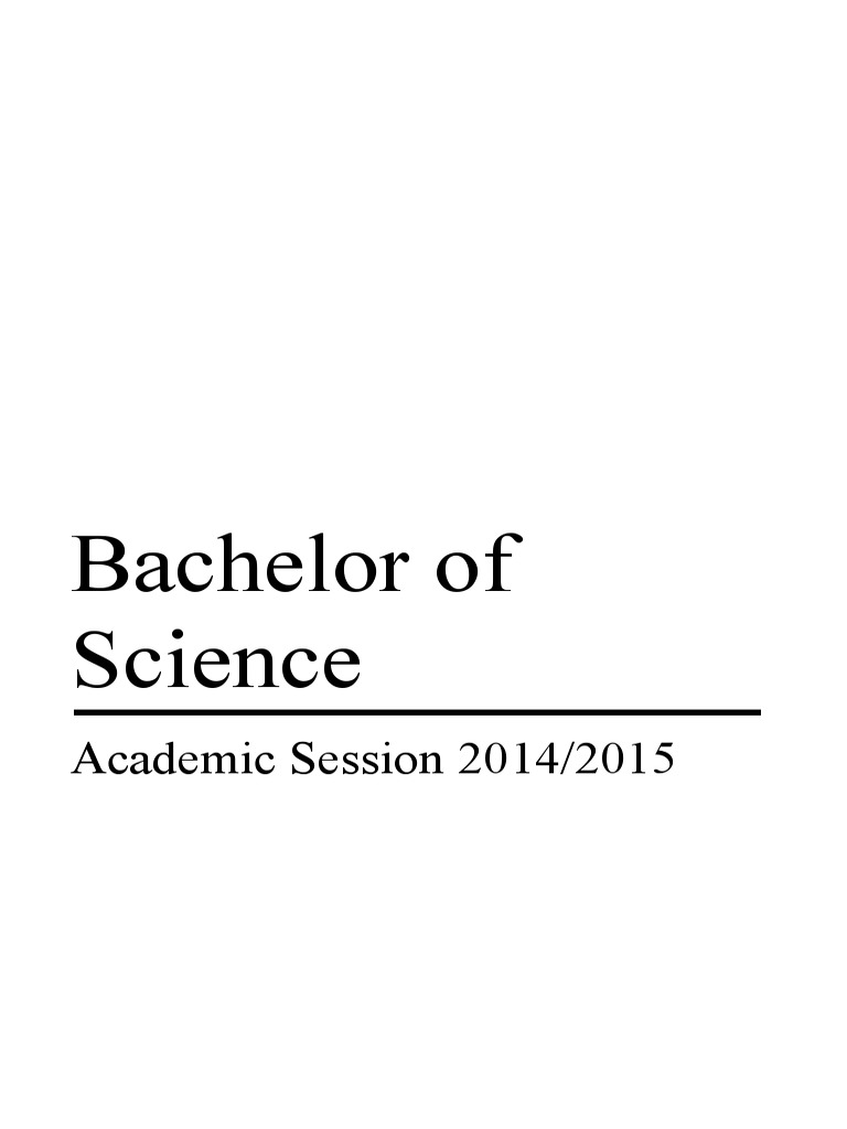 Bachelor of Science 2014 | PDF | Academic Degree | Grading (Education)