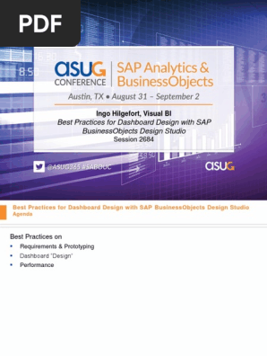 2684 Best Practices For Dashboard Design With Sap Businessobjects Design Studio 4 Software Prototyping Business Intelligence