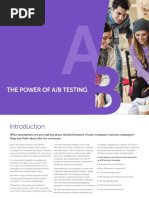 The Power of A B Testing Marketo PDF