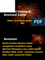 Anestesi Umum & Anestesi Lokal