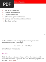 4-General Vector Spaces