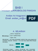 Mikrobiologi Pangan - BAB 1 - Prinsip Mikrobiologi Pangan