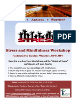 Stress and Mindfulness Flyer