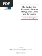 The Cost of NonEurope in the Area of Corruption