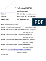 Windows Administrator MCITP Study Notes