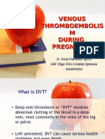 Venous Thromboembolis M During Pregnancy