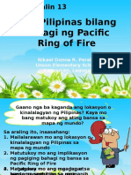 AP Aralin 13 Ang Pilipinas Bilang Bahagi NG Pacific Ring of Fire