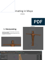 Animating in Maya