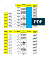 Jadwal Kuliah