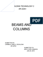 Building Technology 2 Beams