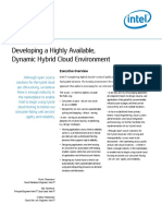 Developing Highly Available Dynamic Hybrid Cloud Environment