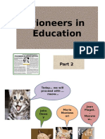 Pioneers in Education-part2