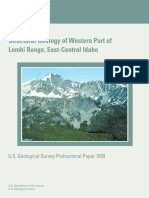 Structural Geology of Western Part of Lemhi Range, East-Central Idaho