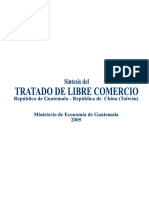 Tratado de Libre Comercio de Guate y Taiwan Sintesis