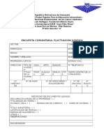 ENCUESTA COMUNITARIA