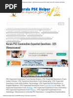 Download Kerala PSC Examination Expected Questions - 325 Renaissance _ Kerala PSC Helper _ Kerala PSC Questions and Answers by Sreedevi Krishnakumar SN330178177 doc pdf