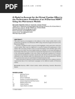 A Model To Account For The Virtual Camber Effect in The Performance Prediction of An H-Darrieus VAWT Using The Momentum Models