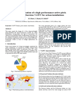 Design and Realisation of A High-Performance Active Pitch-Controlled H-Darrieus VAWT For Urban Installations