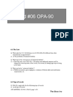 Answers To CD 06 OPA90