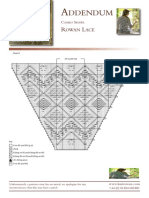 Rowan Lace - Cameo Shawl Chart PDF