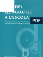 L'Ús Del Llenguatge A L'escola - Propostes D'intervenció